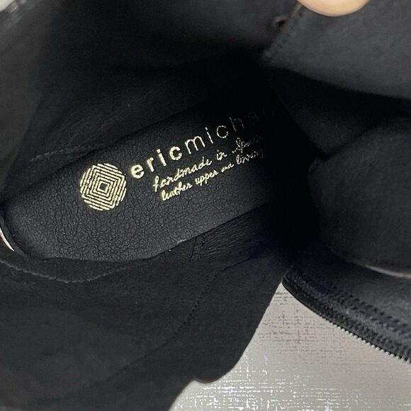 Eric Michael Women's Lace Up Combat Boots 10 - 10.5 Lug Sole Boho Floral Print - Picture 13 of 13